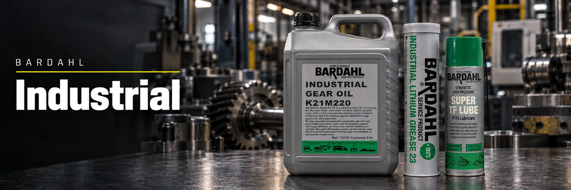 Bardahl industriële oliën en smeermiddelen