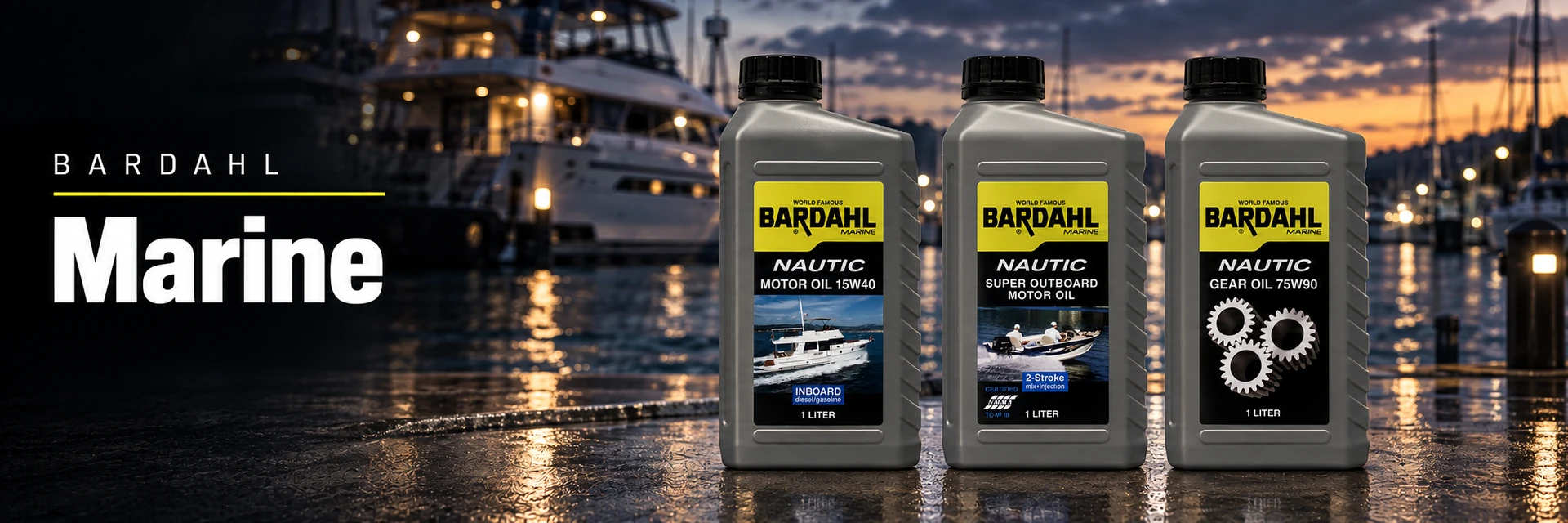 Bardahl marine oliën en onderhoudsproducten